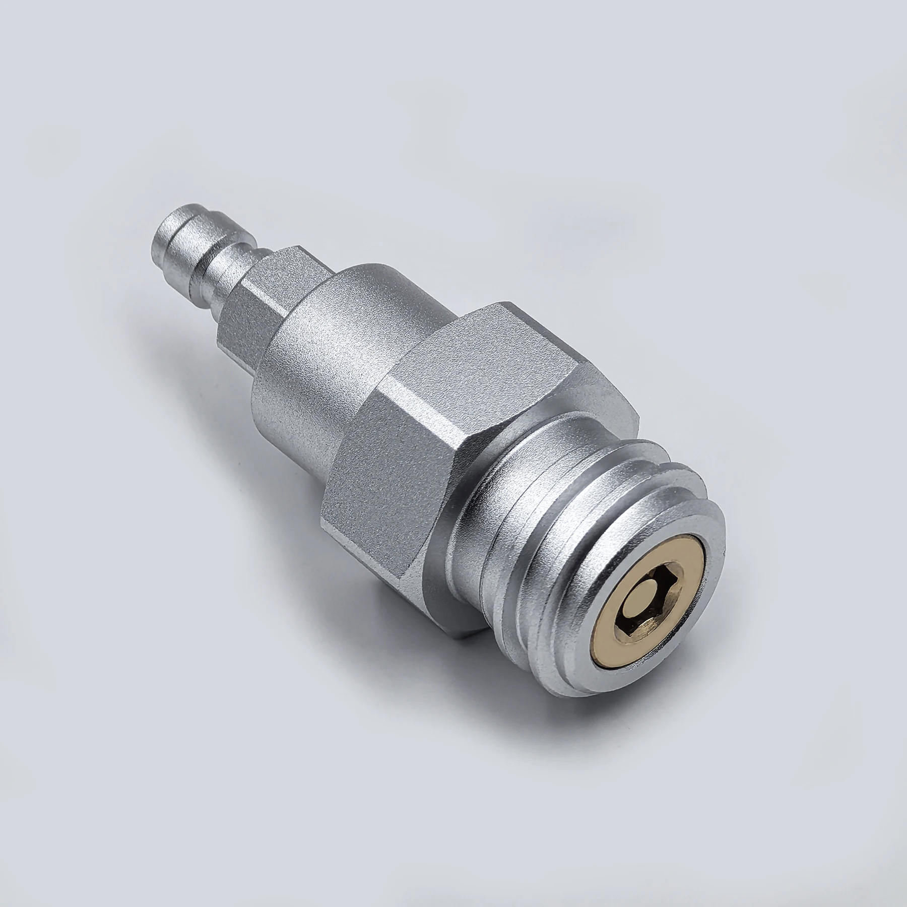 Carbon Dioxide Filling Adapter 8mm Male Quick Disconnect TR21-4 for Soda Water Machine Sparkling Water Maker External CO2 Tank