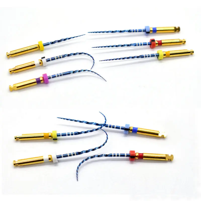 Dental Rotary Super Files Blue Files Rotary Files Niti Heat Activation Endodontic Files Use for Root Canal