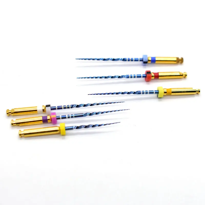 Dental Rotary Super Files Blue Files Rotary Files Niti Heat Activation Endodontic Files Use for Root Canal