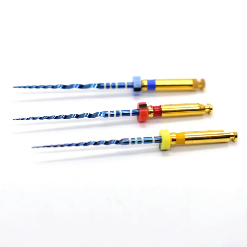 Dental Rotary Super Files Blue Files Rotary Files Niti Heat Activation Endodontic Files Use for Root Canal