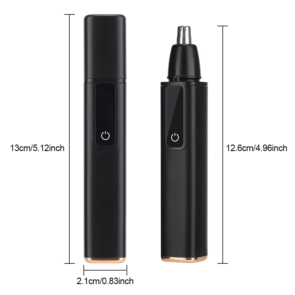 Electric Nose Hair Clipper Rechargeable Automatic Shaving Nose Trimmer Unisex Professional Washable Painless Nose Hair Trimmer