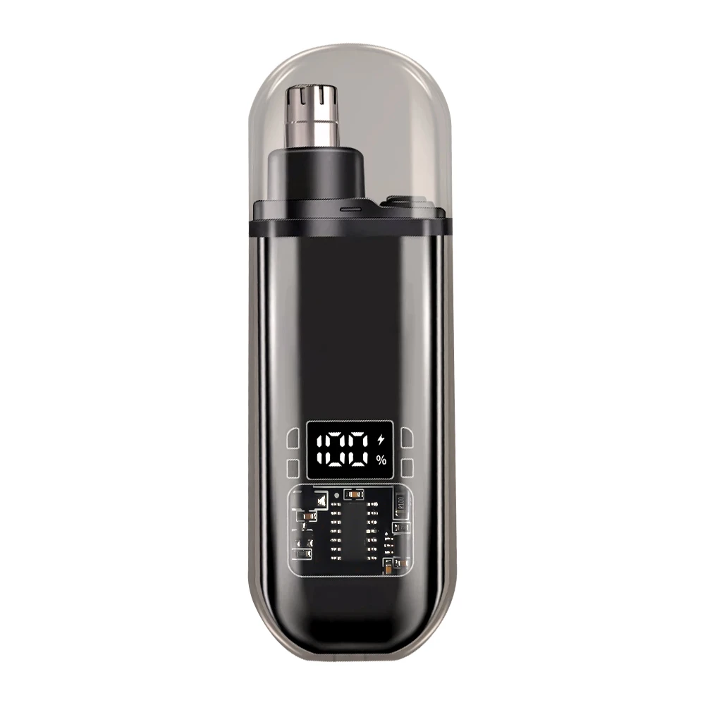 Electric Nose Hair Clipper Rechargeable Automatic Shaving Nose Trimmer Unisex Professional Washable Painless Nose Hair Trimmer