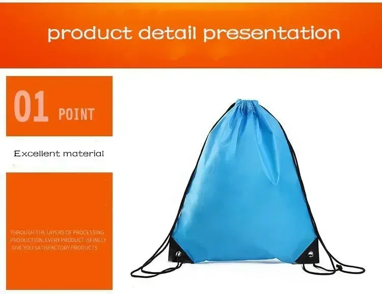 Eco Polyester Bundle Pocket Race Backpack Portable Waterproof Shopping Pack Backpacks Portable Men Women Outdoor Sports Gym Bag