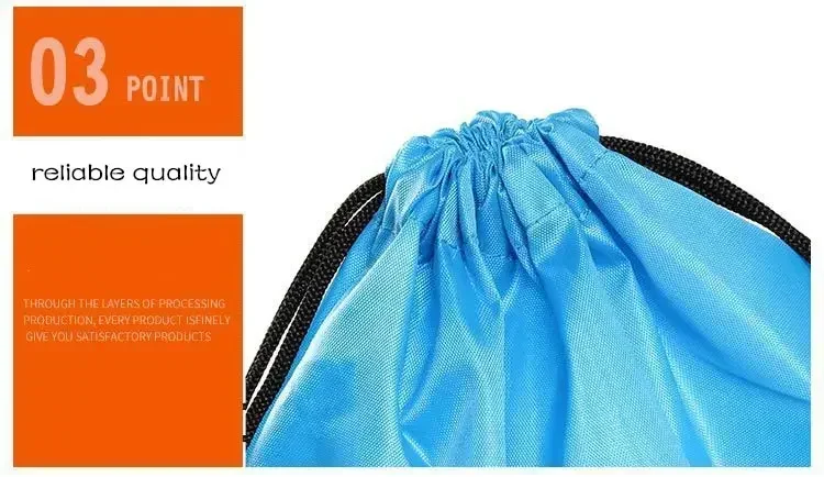 Eco Polyester Bundle Pocket Race Backpack Portable Waterproof Shopping Pack Backpacks Portable Men Women Outdoor Sports Gym Bag