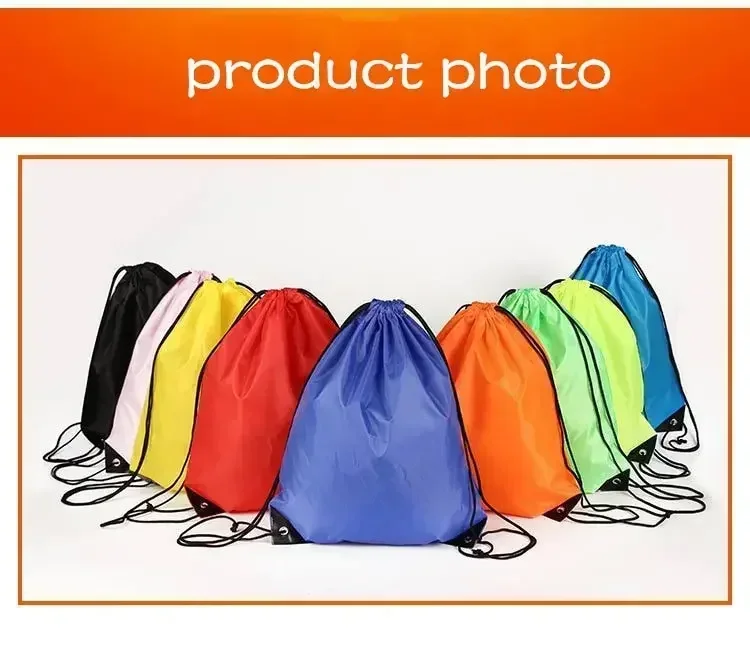 Eco Polyester Bundle Pocket Race Backpack Portable Waterproof Shopping Pack Backpacks Portable Men Women Outdoor Sports Gym Bag
