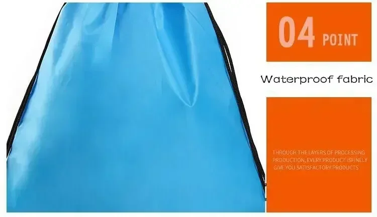 Eco Polyester Bundle Pocket Race Backpack Portable Waterproof Shopping Pack Backpacks Portable Men Women Outdoor Sports Gym Bag