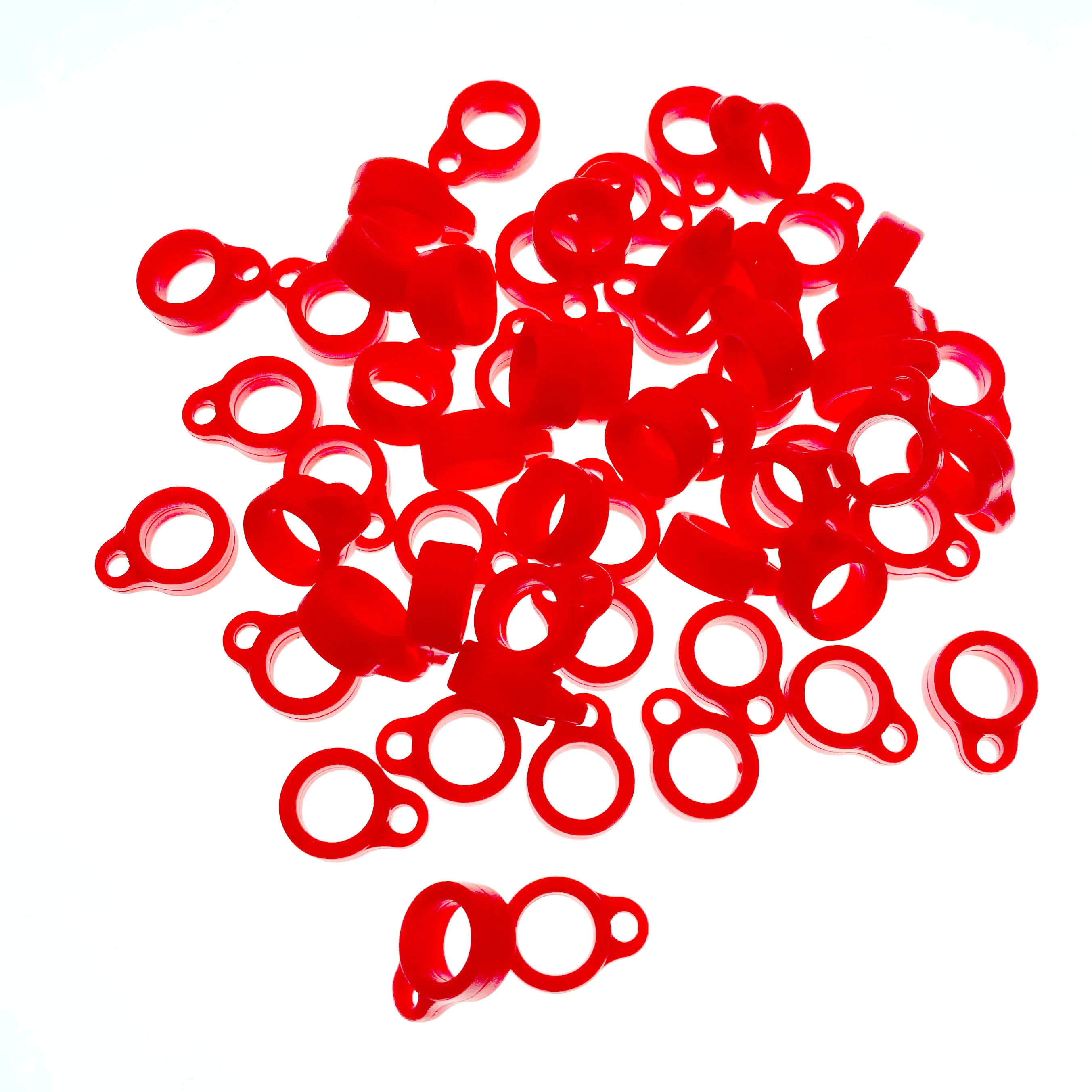 8mm Universal Anti-Lost Toothbrush Pen Necklace Lanyards Ring Portable Anti-Drop Silicone Ring Condenser Pencil Hearing Aid
