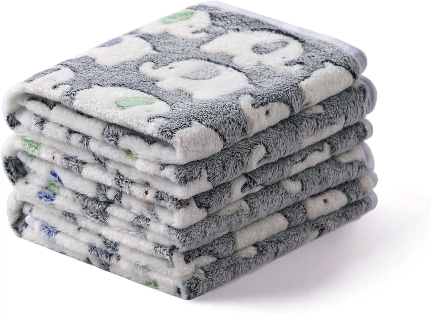 Cute Elephant Baby Blanket Newborn Swaddle Wrap Bedding Soft Warm Infant Quilt Coral Velvet Stroller Cover Babies Accessories
