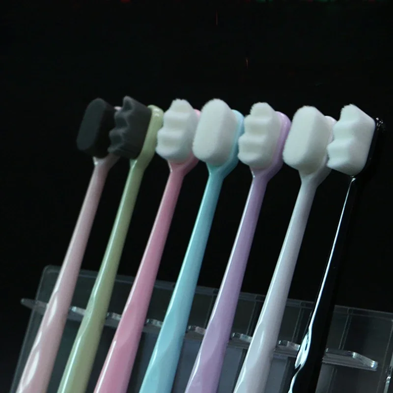 Ultra-fine Soft Toothbrush Million Nano Bristle Adult Tooth Brush Teeth Deep Cleaning Portable Travel Dental Oral Care Brush