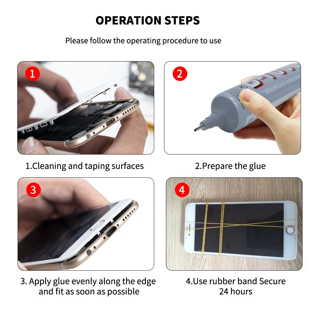 B7000 Contact Phone Repair Adhesive T7000 Frame Battery Cover Glass Repair Glue 15ML 25ML 50ML 110ML