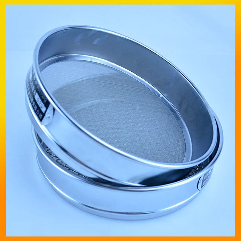Dia 20cm From 10mesh To 200mesh Stainless Steel Net Chroming Body Test Sieve Standard Test Sieve Laboratory Sieve