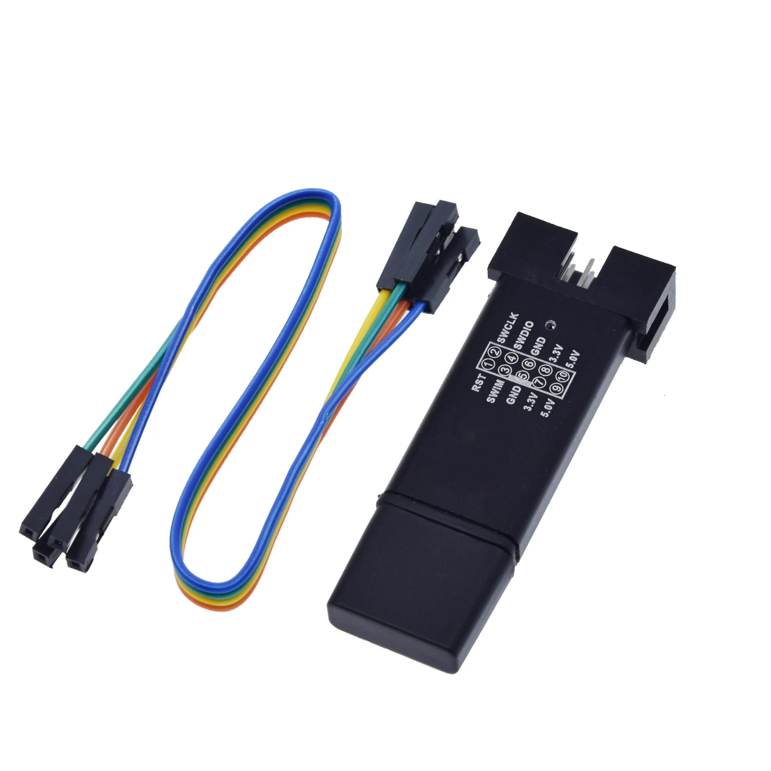 TZT 1/5PCS ST LINK Stlink ST-Link V2 Mini STM8 STM32 Simulator Download Programmer Programming With Cover A41 for arduino