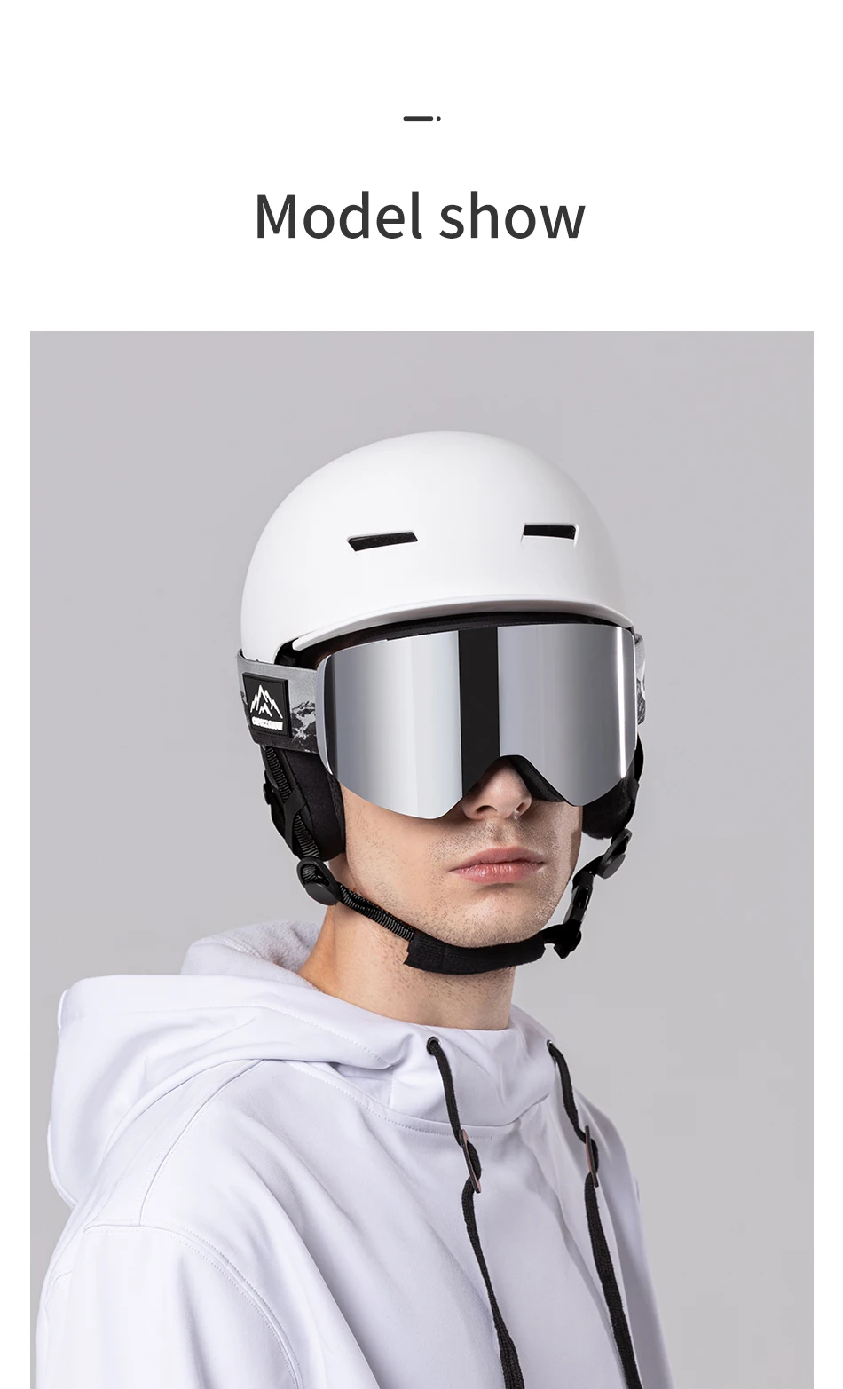 COPOZZ Professional Winter Ski Goggles Magnetic Quick-Change Double Layers Anti-Fog Snowboard Goggles Men Women Ski Equipment