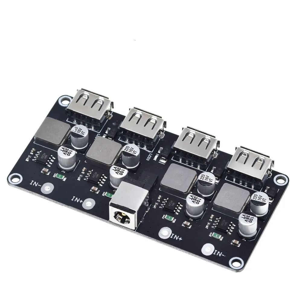 TZT USB QC3.0 QC2.0 USB DC-DC Buck Converter Charging Step Down Module 6-32V 9V 12V 24V to Fast Quick Charger Circuit Board 5V