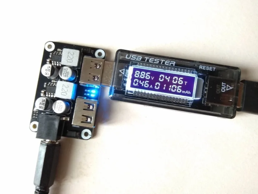 TZT USB QC3.0 QC2.0 USB DC-DC Buck Converter Charging Step Down Module 6-32V 9V 12V 24V to Fast Quick Charger Circuit Board 5V