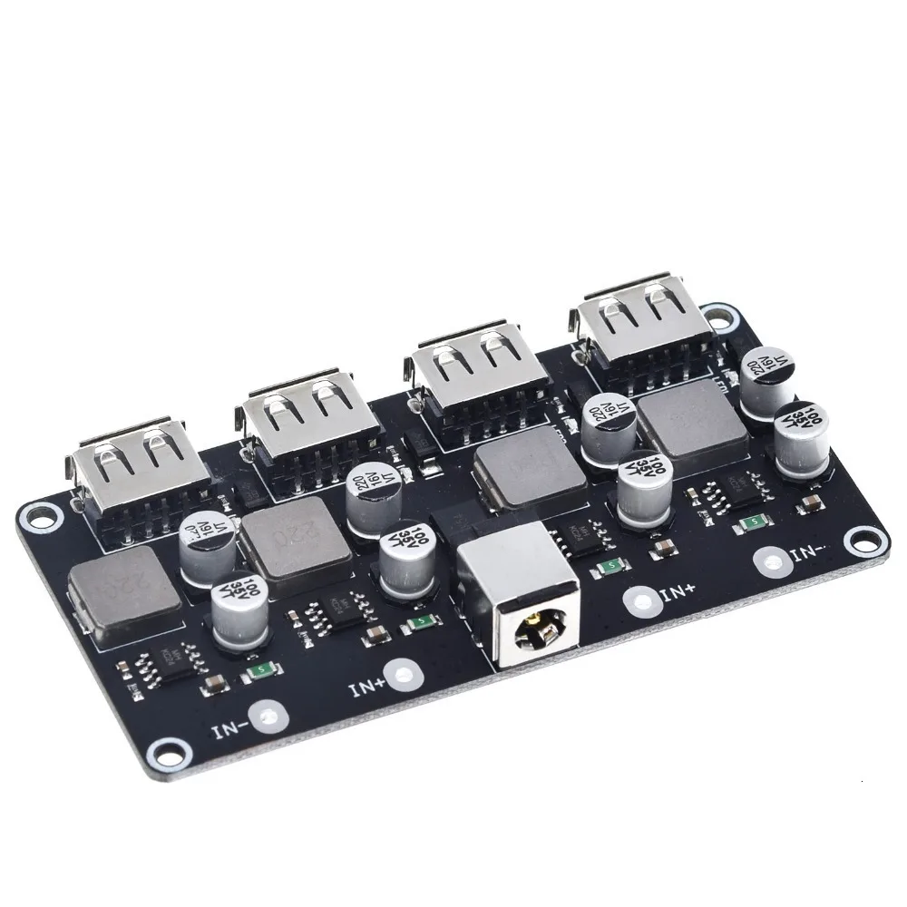 TZT USB QC3.0 QC2.0 USB DC-DC Buck Converter Charging Step Down Module 6-32V 9V 12V 24V to Fast Quick Charger Circuit Board 5V