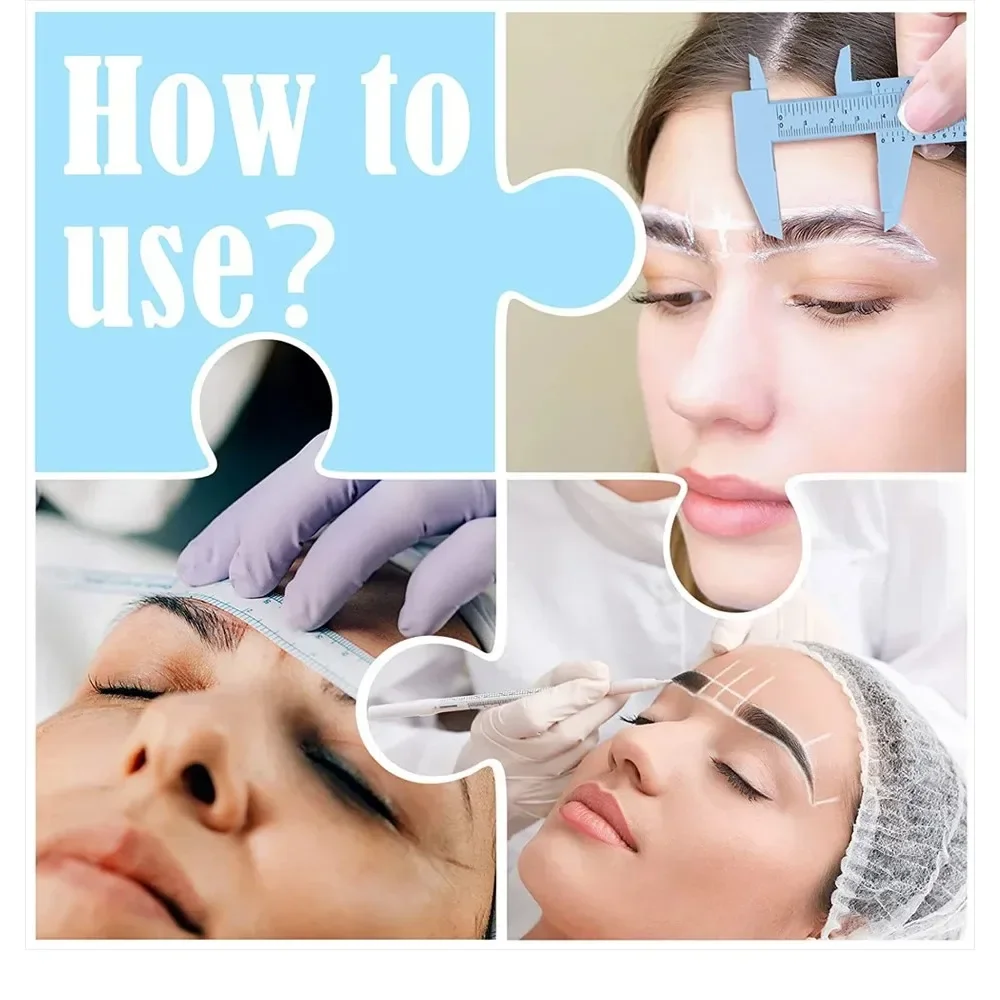 10Pcs Disposable Sterilized Package With Ruler Medical Surgery Permanent Makeup Body Tattoo Piercing Scribe Skin Marker Pen