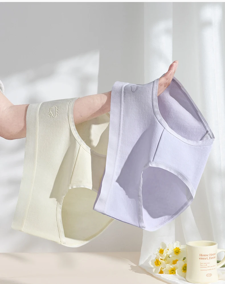 7Pcs Week Pants Cotton Women Panties Breathable Solid Underwear Cute Girls Briefs Soft Underpants Sexy Low Waist Female Lingerie