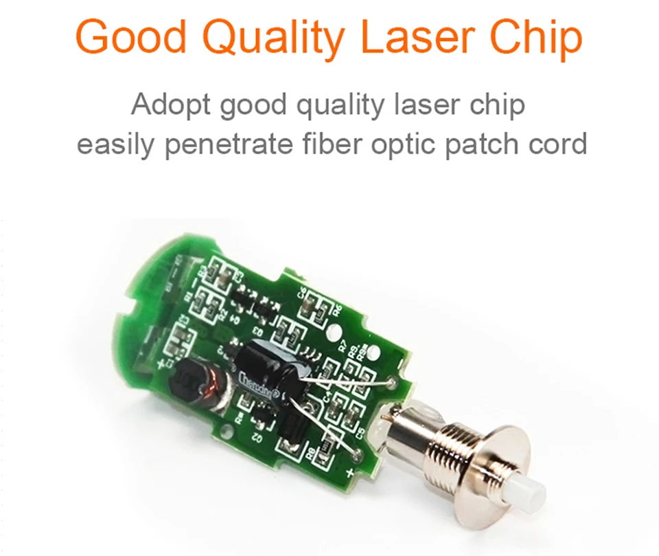 ONTi 10mW Visual Fault Locator Fiber Optic Cable Tester 30mw Red Laser Light 5-30KM Pen Type Visual Fault Locator SC/FC/ST