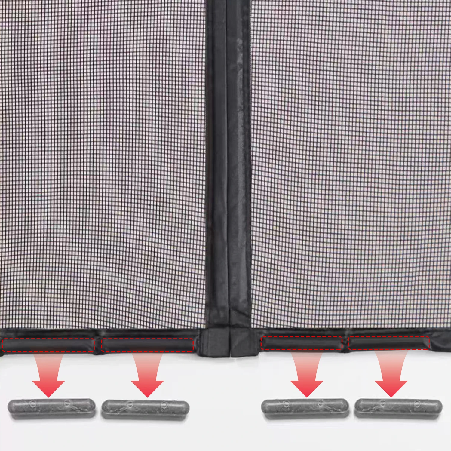 Magnetic screen door, hands-free mesh curtain, child and pet friendly, heavy-duty mosquito net, easy to install，Auto-Close