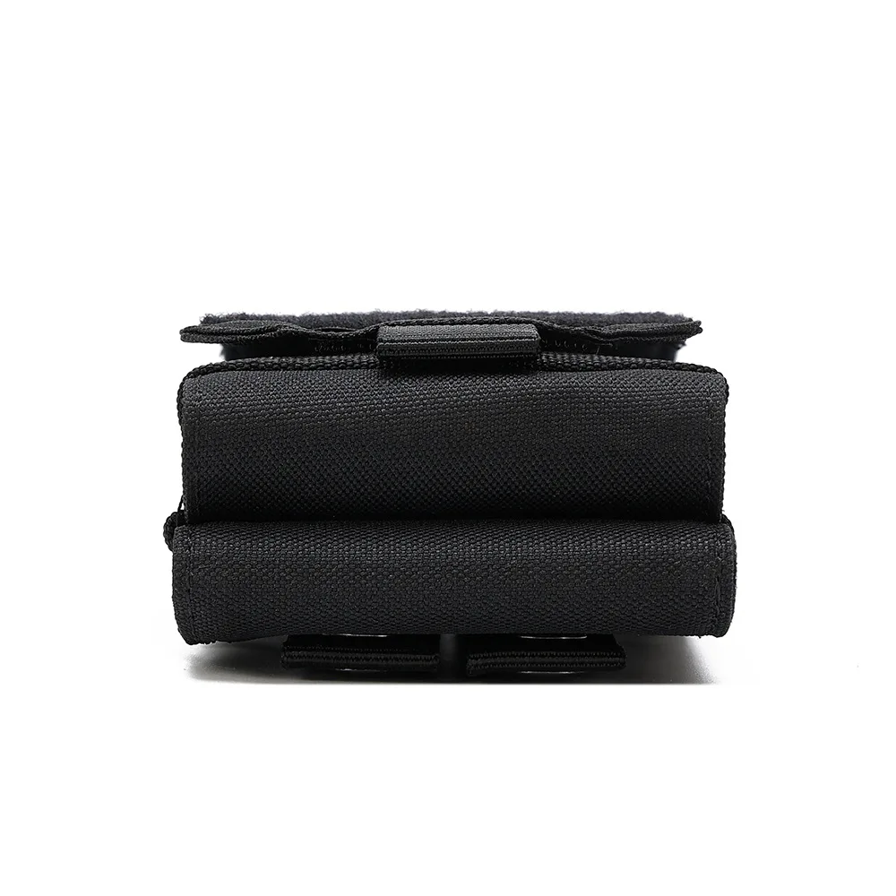 Double Molle Laser Cell Phone Pouch Tactical Belt EDC Pouch Holder Waist Accessories Bag Outdoor Camping Mobile Phone Pack Bag