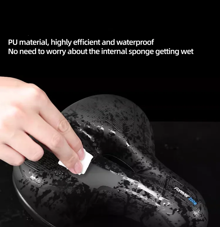 Women's Men's Dual Shock Absorbing Bike Seat, Comfortable Thickened Super Soft Mountain Bike Seat, Universal Bicycle Accessories