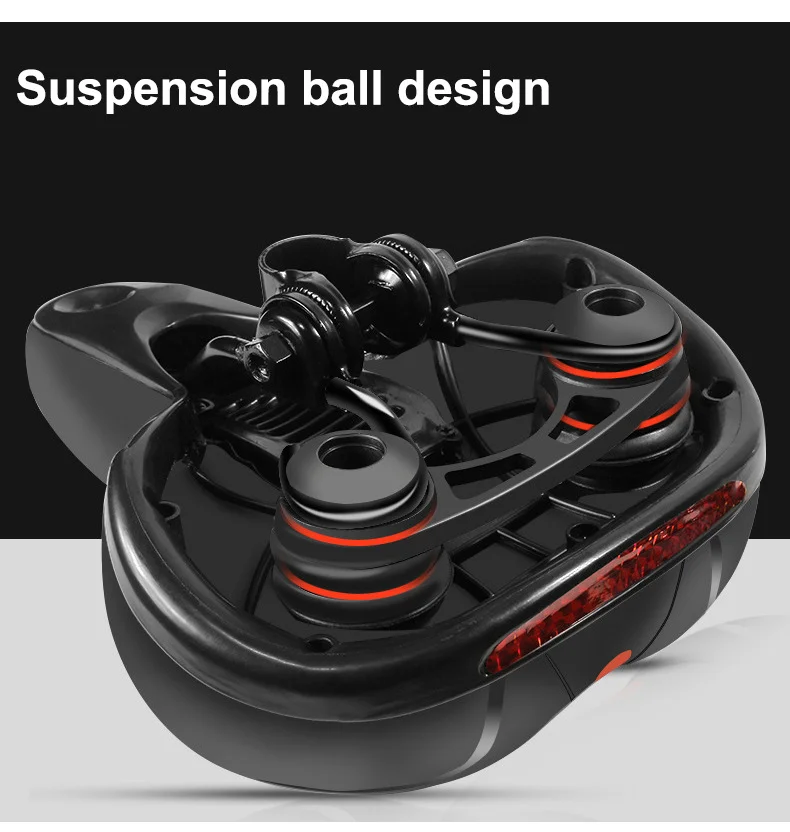 Women's Men's Dual Shock Absorbing Bike Seat, Comfortable Thickened Super Soft Mountain Bike Seat, Universal Bicycle Accessories