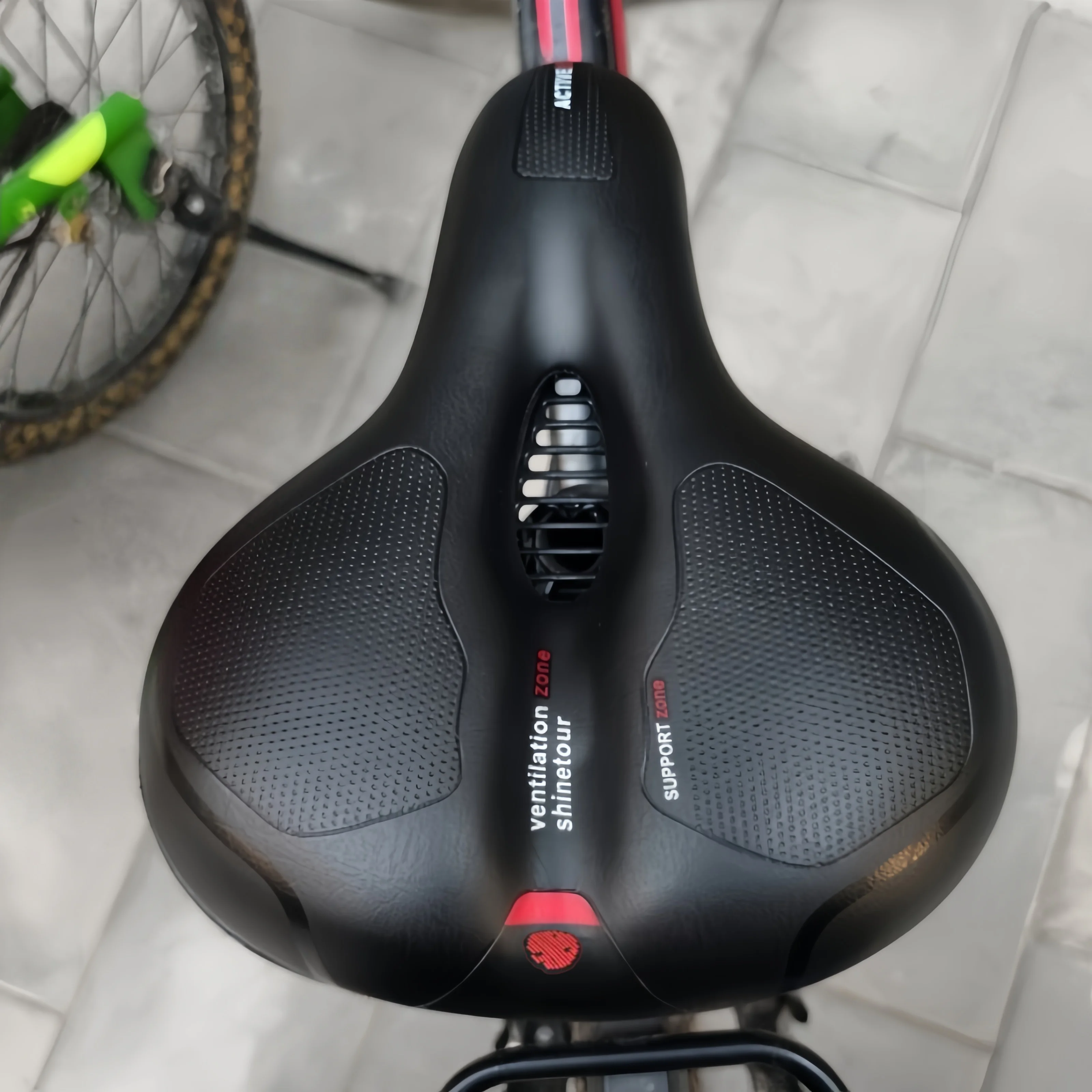 Women's Men's Dual Shock Absorbing Bike Seat, Comfortable Thickened Super Soft Mountain Bike Seat, Universal Bicycle Accessories