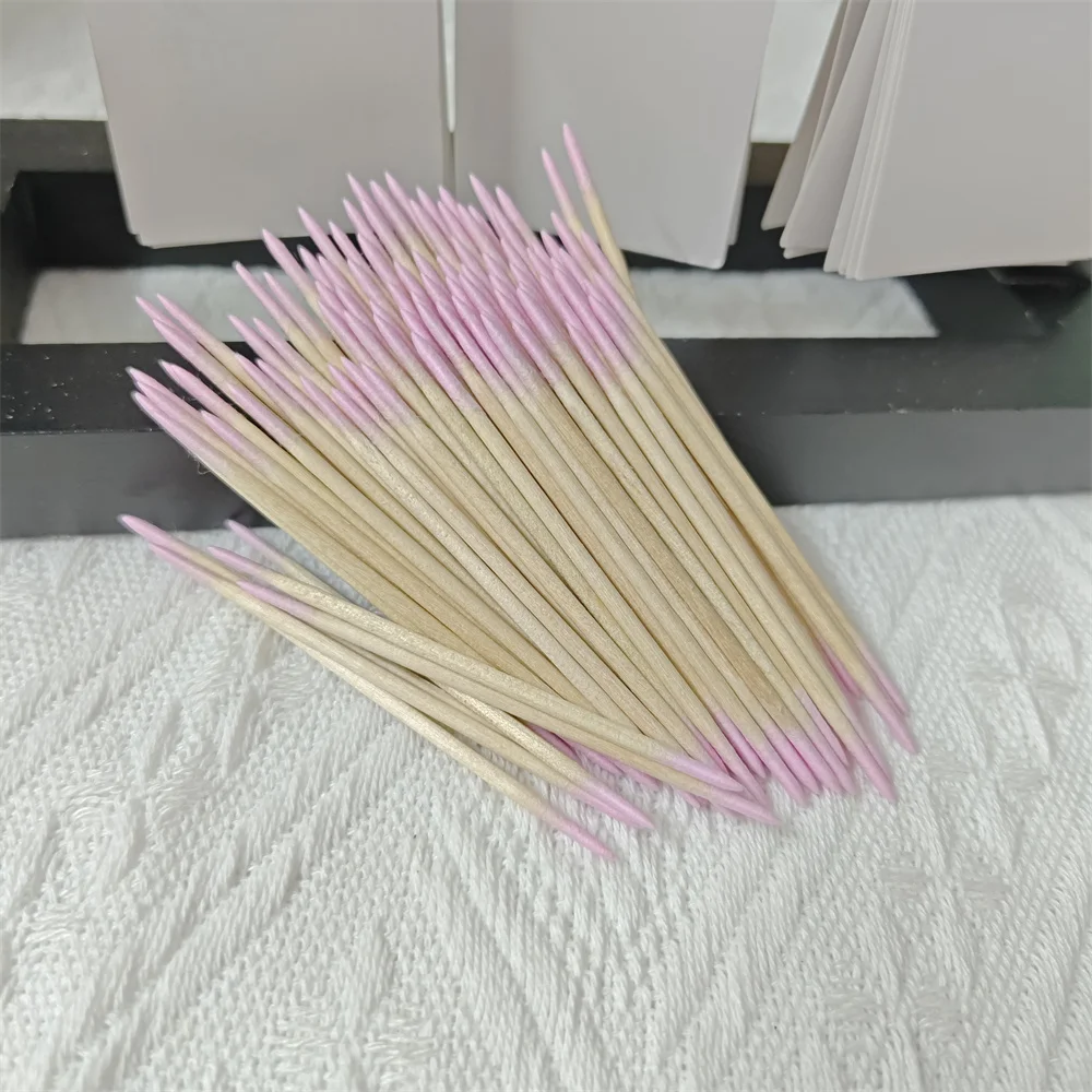 100/300/500/700/900Pcs Double Tip Headed Cotton Swabs ,For Tattooed Eyebrows Beauty Makeup Tools For Wiping, Nail Polish Wiping
