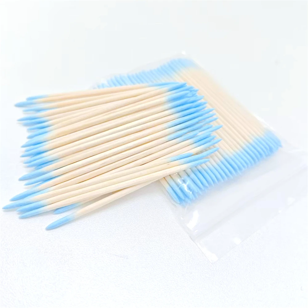 100/300/500/700/900Pcs Double Tip Headed Cotton Swabs ,For Tattooed Eyebrows Beauty Makeup Tools For Wiping, Nail Polish Wiping