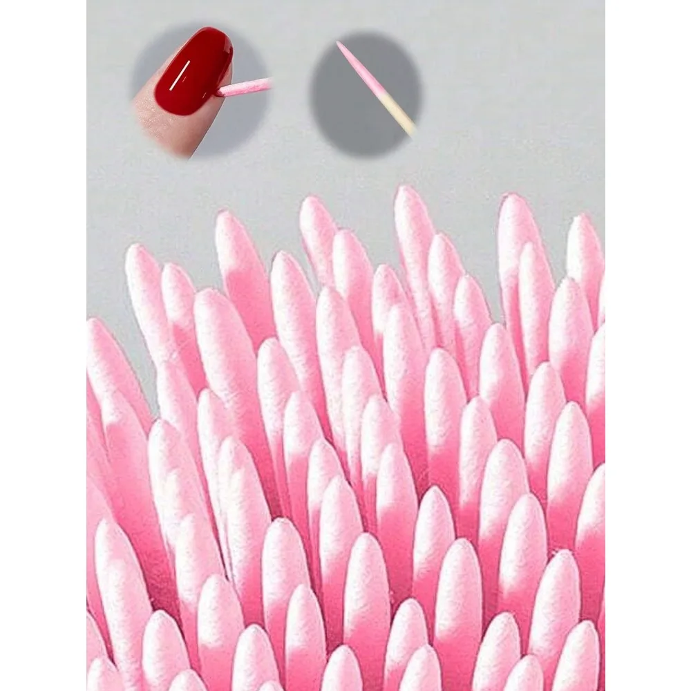 100/300/500/700/900Pcs Double Tip Headed Cotton Swabs ,For Tattooed Eyebrows Beauty Makeup Tools For Wiping, Nail Polish Wiping
