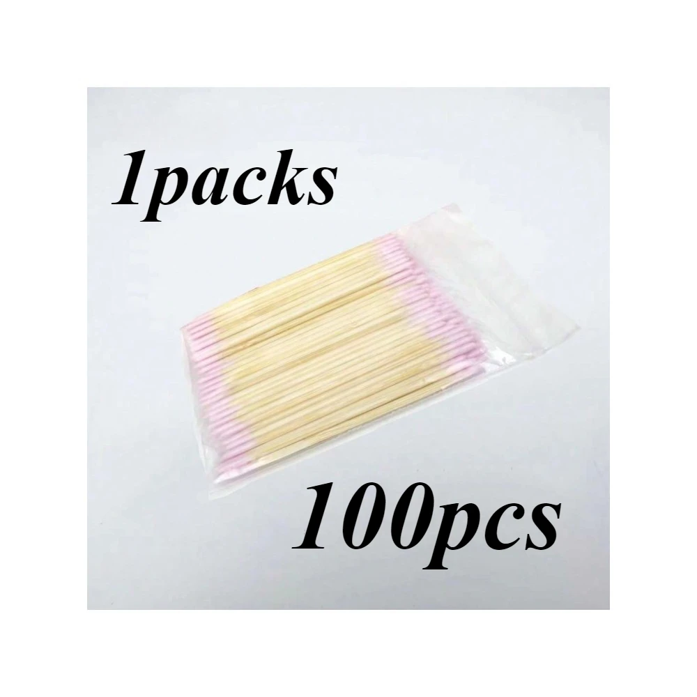 100/300/500/700/900Pcs Double Tip Headed Cotton Swabs ,For Tattooed Eyebrows Beauty Makeup Tools For Wiping, Nail Polish Wiping
