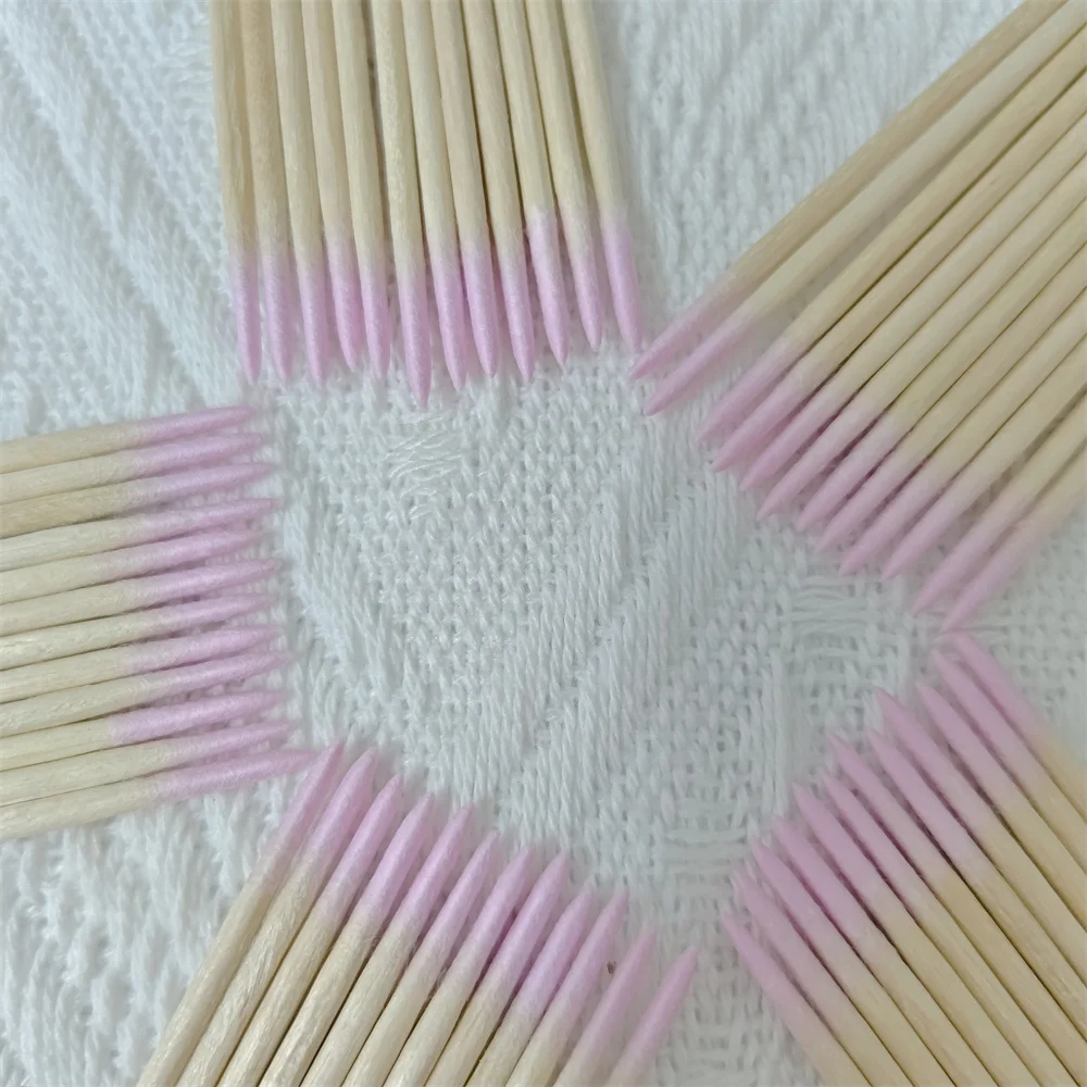 100/300/500/700/900Pcs Double Tip Headed Cotton Swabs ,For Tattooed Eyebrows Beauty Makeup Tools For Wiping, Nail Polish Wiping