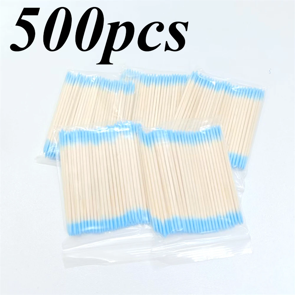 100/300/500/700/900Pcs Double Tip Headed Cotton Swabs ,For Tattooed Eyebrows Beauty Makeup Tools For Wiping, Nail Polish Wiping