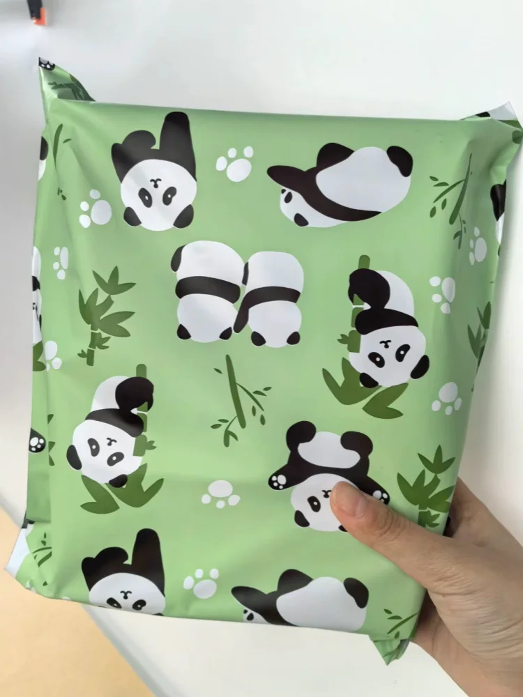 Poly Shipping Bags Cute Cartoon Mailing Bags Puppies Panda Poly Envelope Postal Courier Bag PE Plastic Self-Seal Mailbag 20PCS