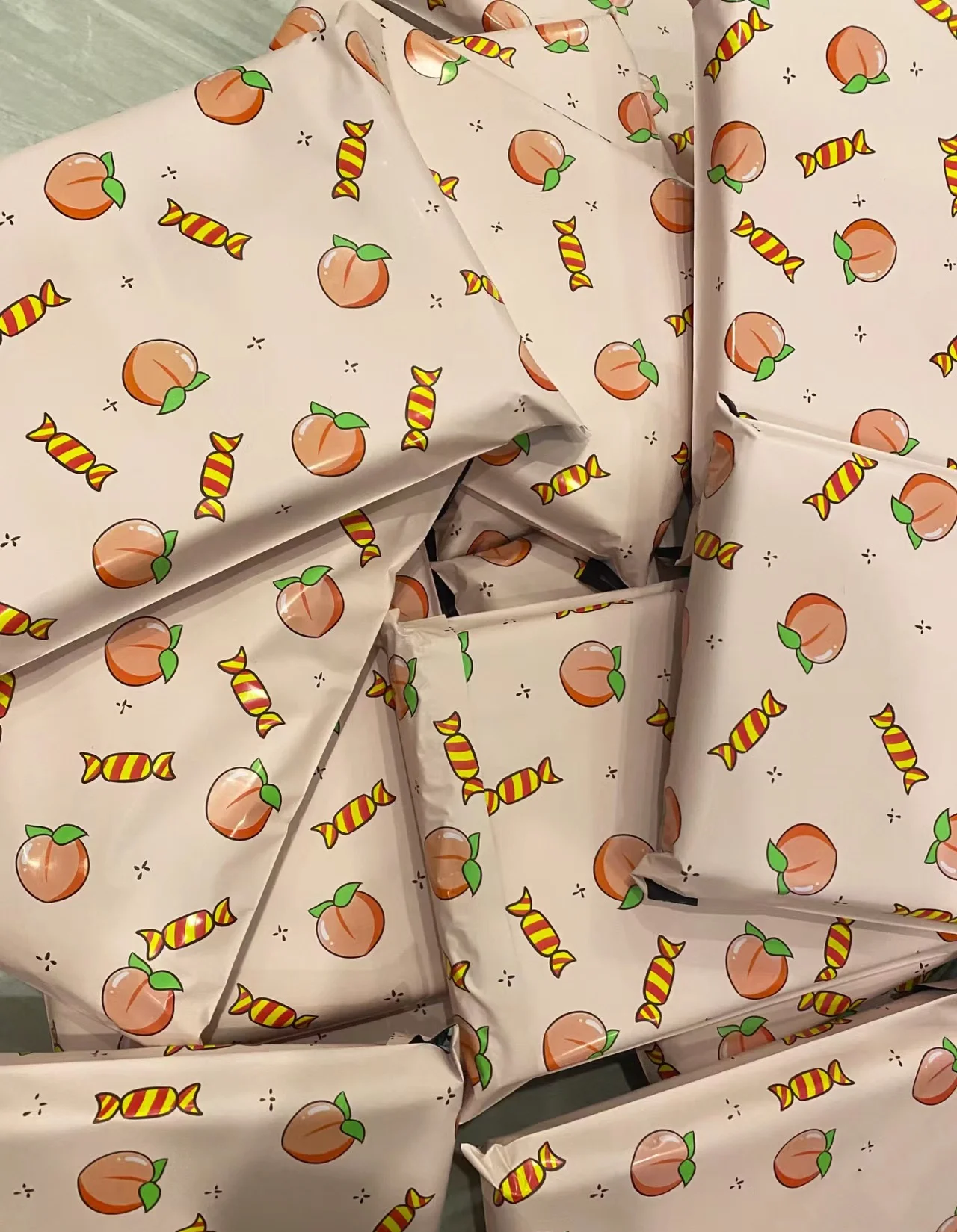 Poly Shipping Bags Cute Cartoon Mailing Bags Puppies Panda Poly Envelope Postal Courier Bag PE Plastic Self-Seal Mailbag 20PCS