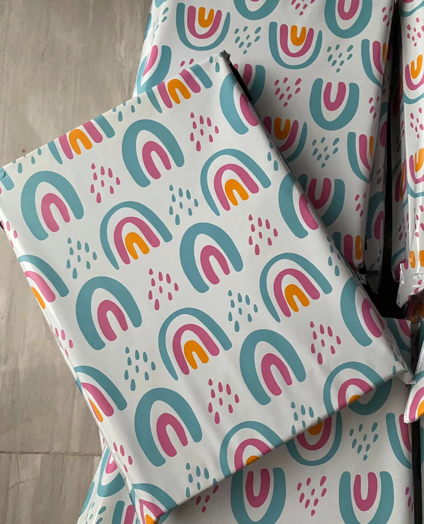 Poly Shipping Bags Cute Cartoon Mailing Bags Puppies Panda Poly Envelope Postal Courier Bag PE Plastic Self-Seal Mailbag 20PCS