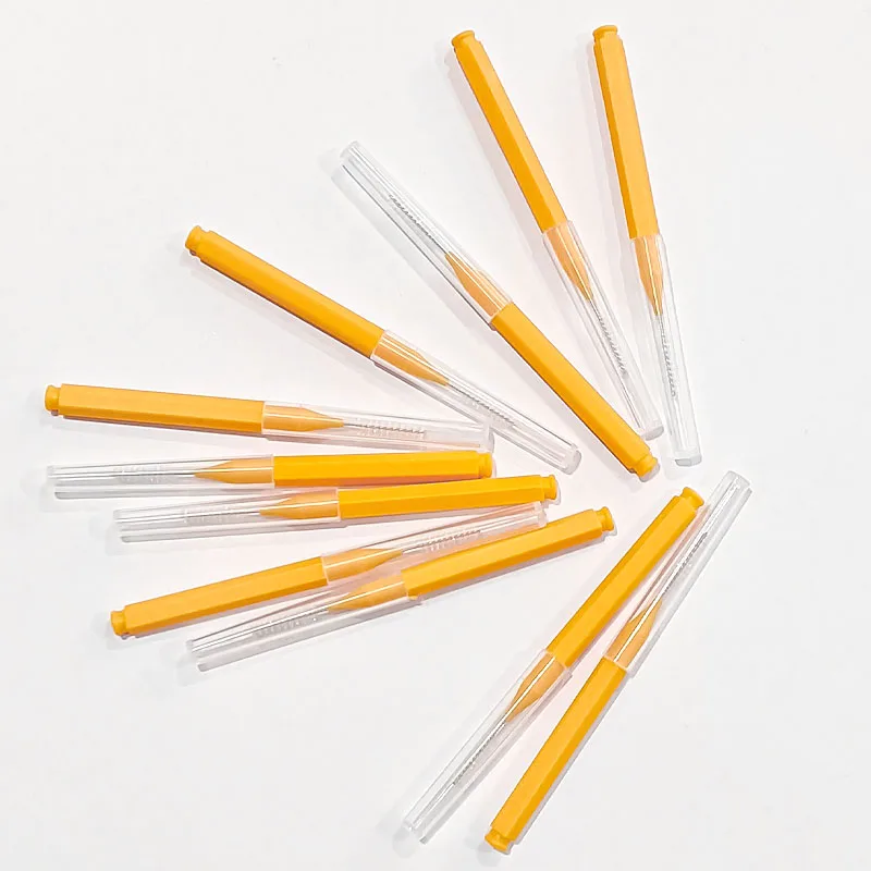 30/60Pcs 0.6-1.2mm Interdental Brushes Health Care Teeth Push-Pull Brush Removes Food Plaque Whitening Cleaner Oral Hygiene Tool