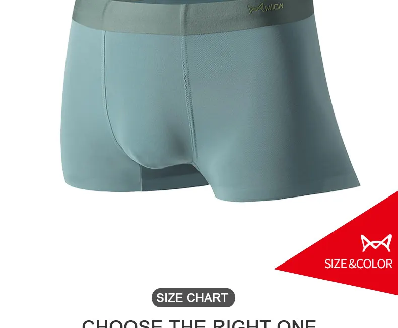 MiiOW 3Pcs Modal Man Underwear Boxer Men Hip Raise Antibacterial Cuecas Sexy Men's Panties Boxers Shorts Underpants Boxershorts