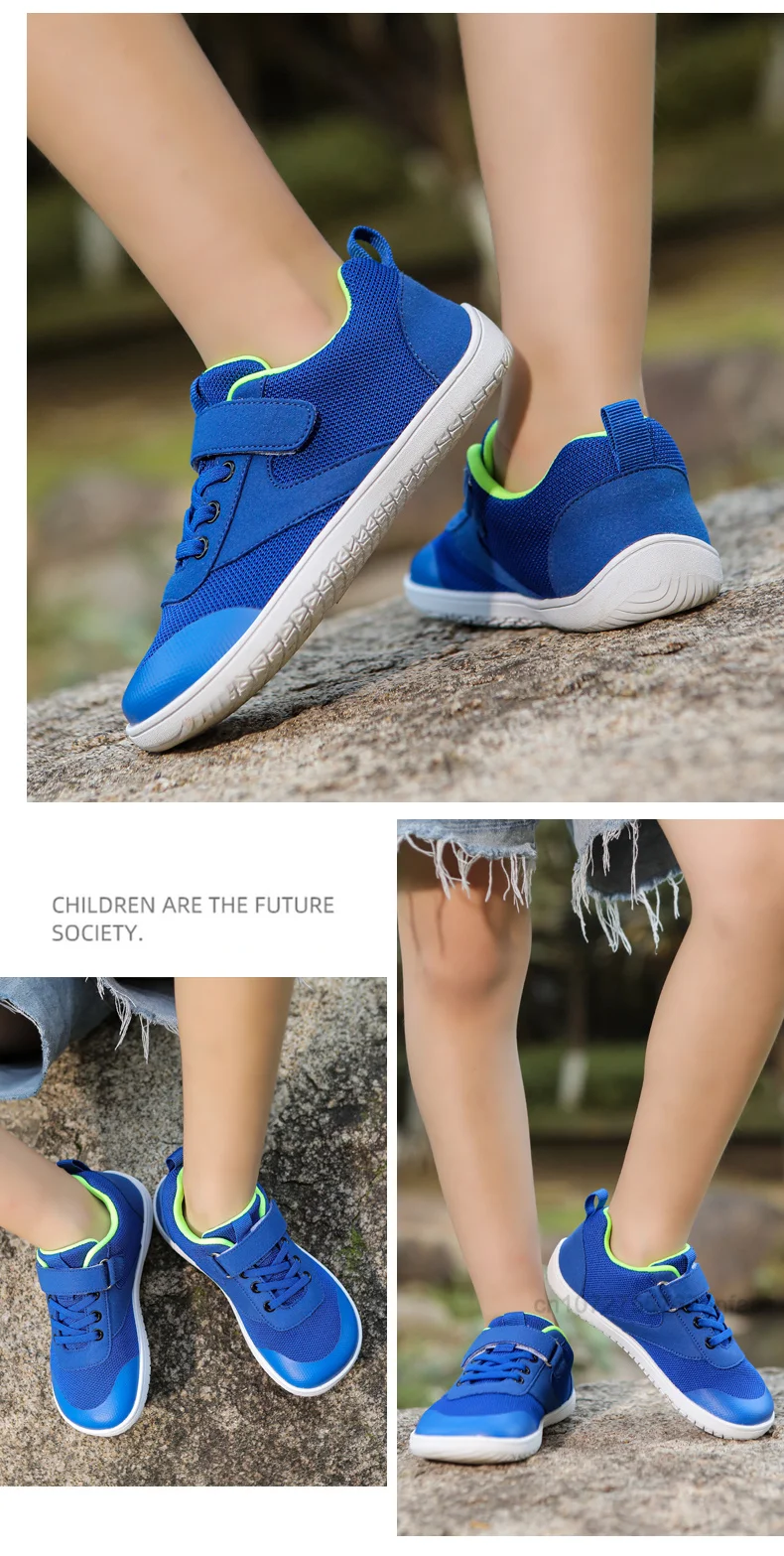New Boys Girls Sneakers Kids Wide Barefoot Shoes Naturally Splay Shoes Toddler Little Big Kid