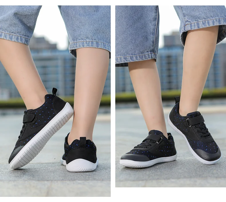 New Boys Girls Sneakers Kids Wide Barefoot Shoes Naturally Splay Shoes Toddler Little Big Kid