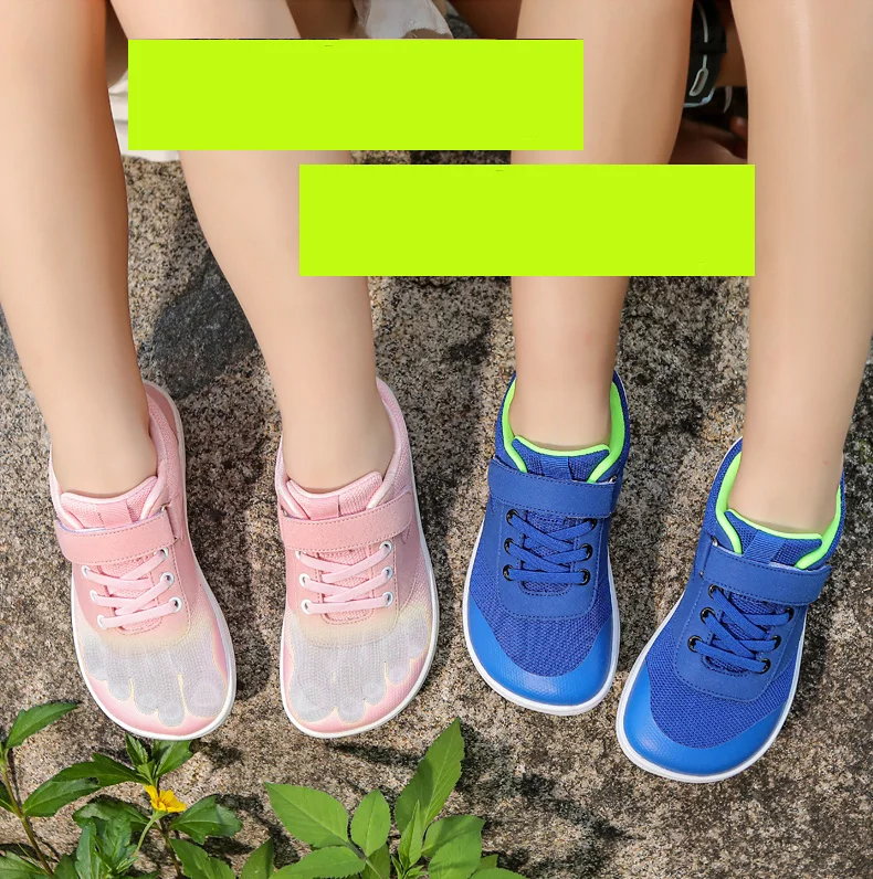 New Boys Girls Sneakers Kids Wide Barefoot Shoes Naturally Splay Shoes Toddler Little Big Kid