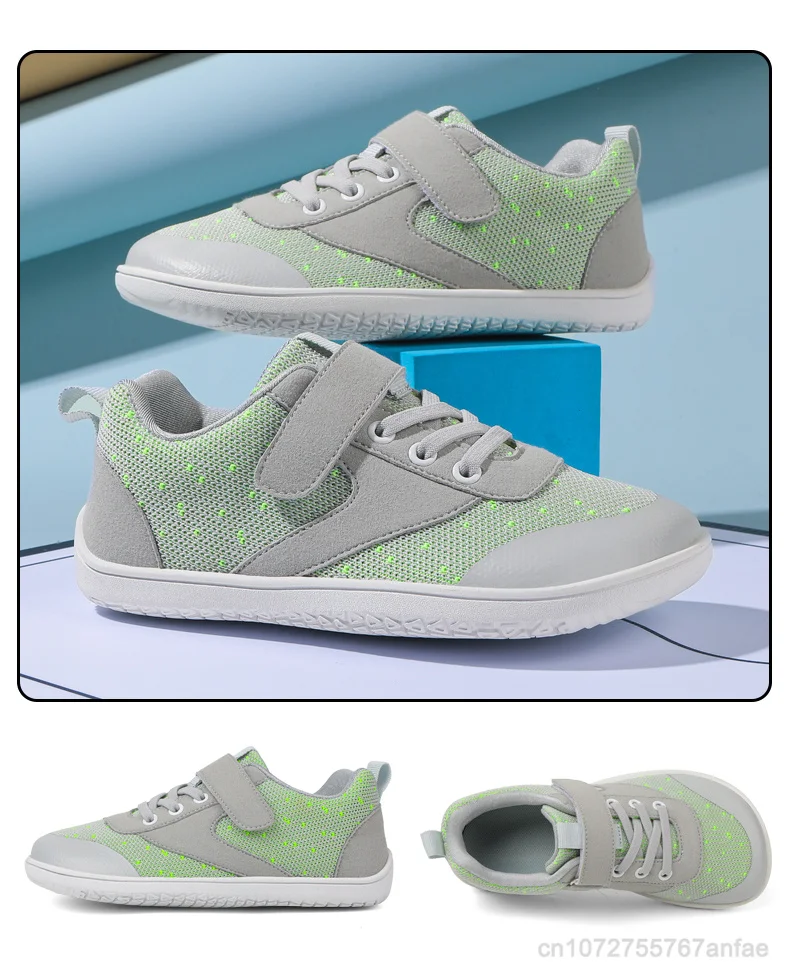 New Boys Girls Sneakers Kids Wide Barefoot Shoes Naturally Splay Shoes Toddler Little Big Kid