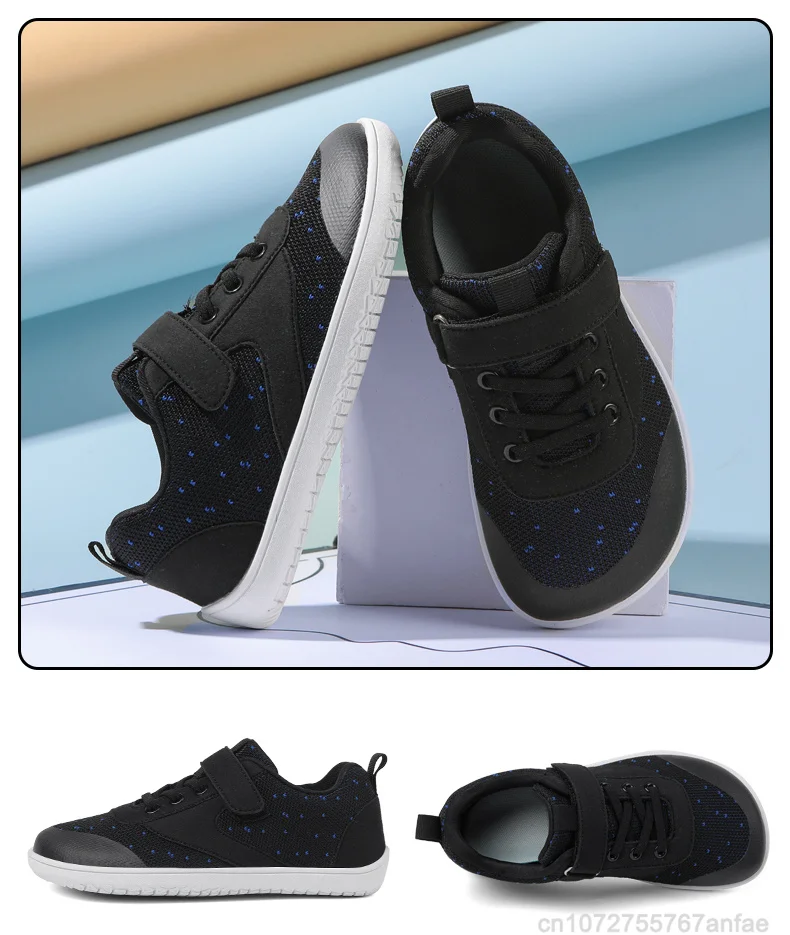 New Boys Girls Sneakers Kids Wide Barefoot Shoes Naturally Splay Shoes Toddler Little Big Kid