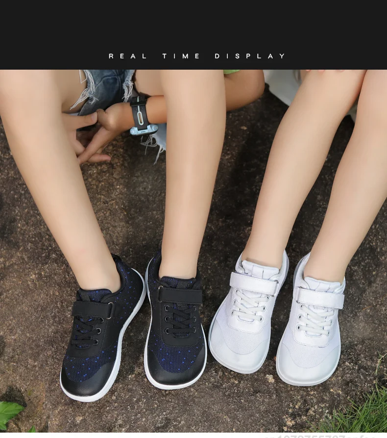 New Boys Girls Sneakers Kids Wide Barefoot Shoes Naturally Splay Shoes Toddler Little Big Kid