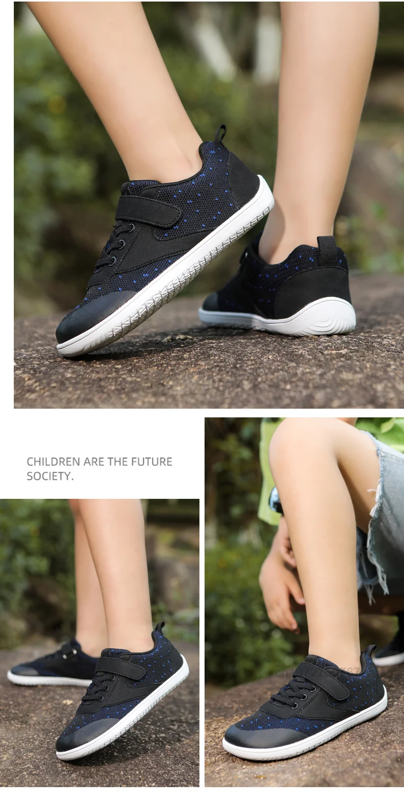 New Boys Girls Sneakers Kids Wide Barefoot Shoes Naturally Splay Shoes Toddler Little Big Kid