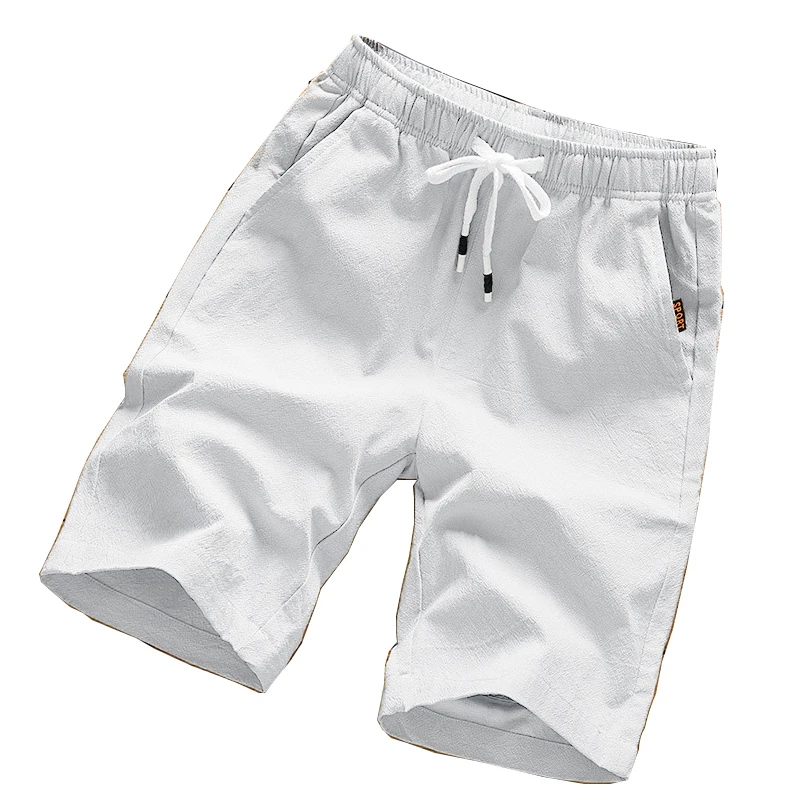 Summer Men'S Large Size Casual Shorts Beach Pants Running Sport Straight Short Pants Male Thin Sweatpant Leisure Loose Shorts
