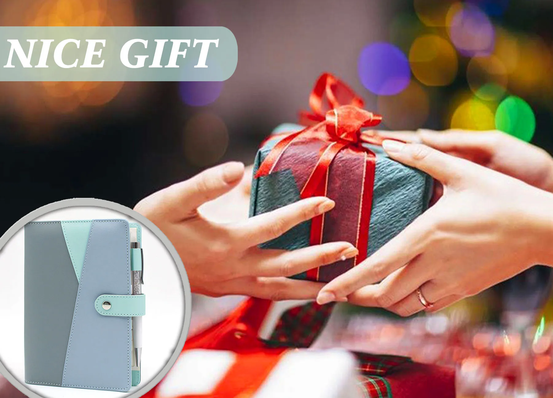 Budget Binder with Zipper Envelopes, Cash Envelopes with Budget Sheets, PVC Pockets, Cash Envelopes, Stickers & Pen