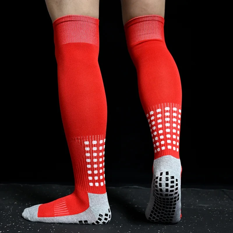 New Long Football Socks Silicone Suction Cup Grip Anti Slip Soccer Socks Sports Men Women Baseball Rugby Socks