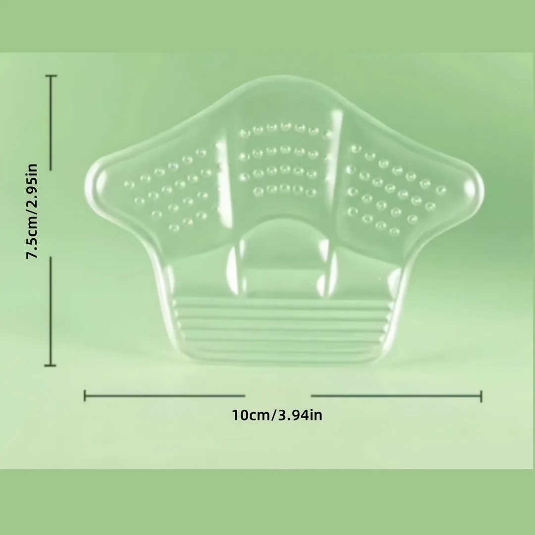 Silicone Gel Heel Inserts, Self-Adhesive Anti-Blister Cushions, Adjustable Shoe Size Pads, Reusable Comfort Heel Pads for Heels